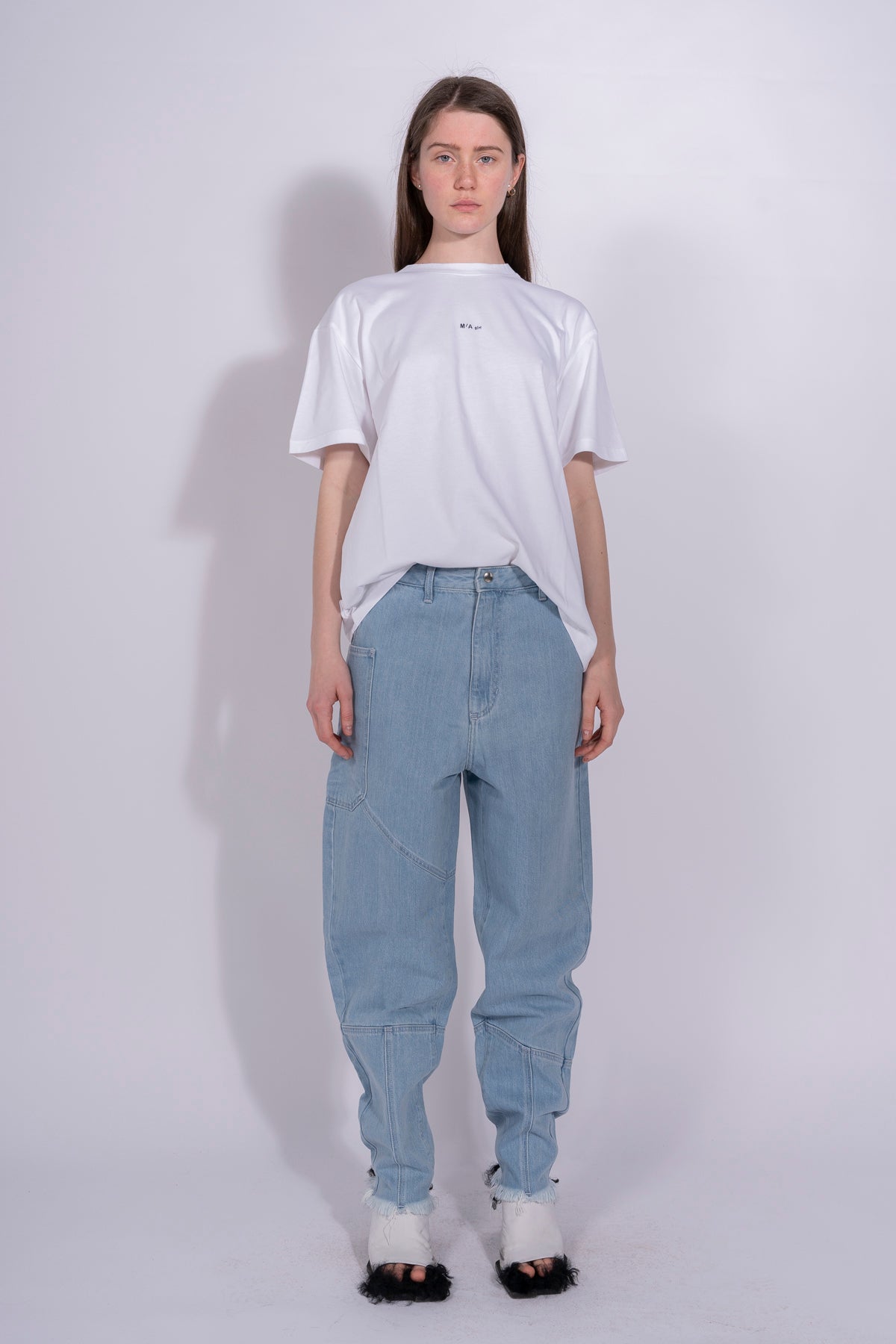 BLUE PANELLED JEANS – MARQUES ' ALMEIDA