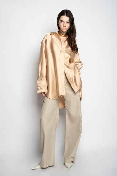 BEIGE OVERSHIRT marques almeida