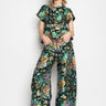 BLACK BROCADE BOYFRIEND TROUSERS marques almeida