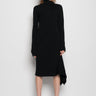 BLACK DRAPED NECK DRESS marques almeida