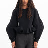 BLACK FRILL SWEATSHIRT marques almeida