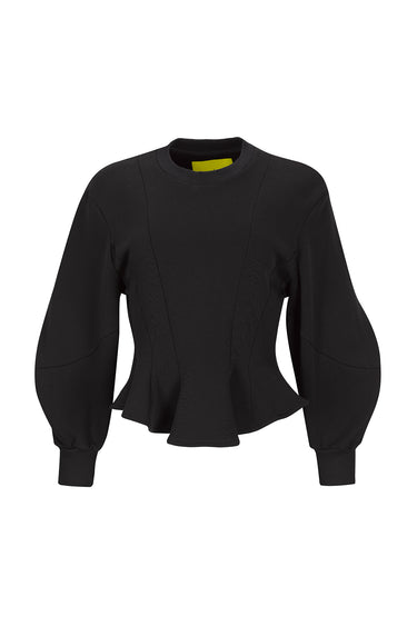 BLACK FRILL SWEATSHIRT marques almeida