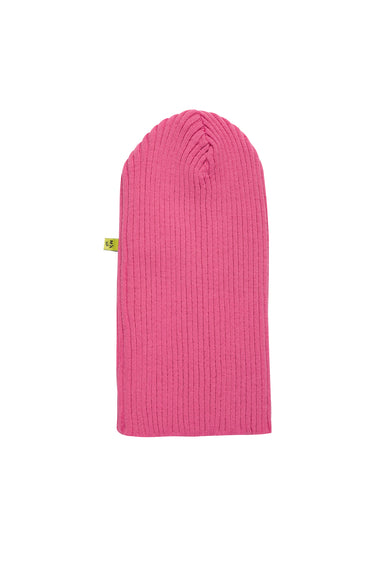 BRIGHT PINK MERINO KNIT BEANIE ma kids