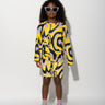 DARK WAVY PRINT LONG SLEEVE TOP makids