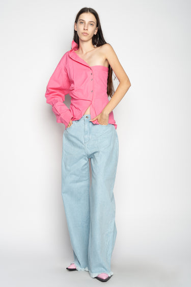 LIGHT BLUE BOYFRIEND TROUSERS marques almeida