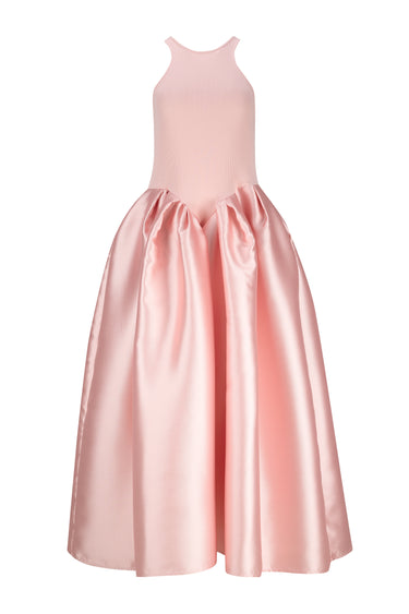 LIGHT PINK FULL SKIRT TANK TOP DRESS marques almeida