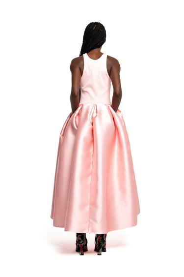 LIGHT PINK FULL SKIRT TANK TOP DRESS marques almeida