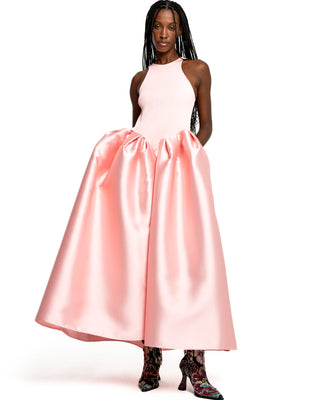 LIGHT PINK FULL SKIRT TANK TOP DRESS marques almeida