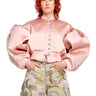 PINK BOMBER JACKET WITH PUFF SLEEVES marques almeida