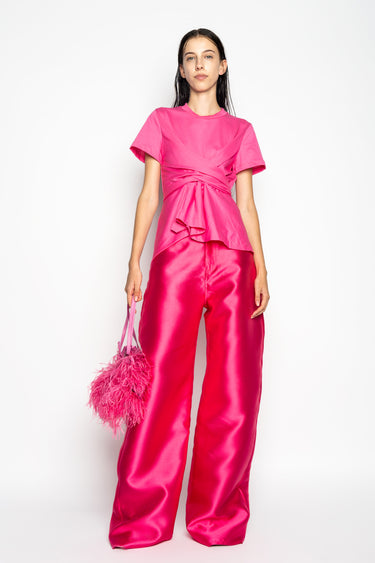 PINK BOYFRIEND TROUSERS marques almeida