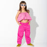 PINK CARGO TROUSERS ma kids