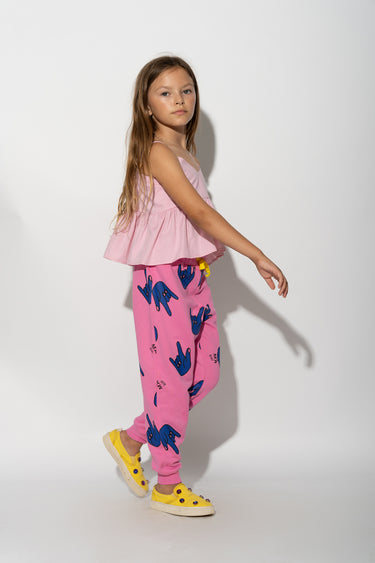 PINK HANDS PRINT SWEATPANTS makids