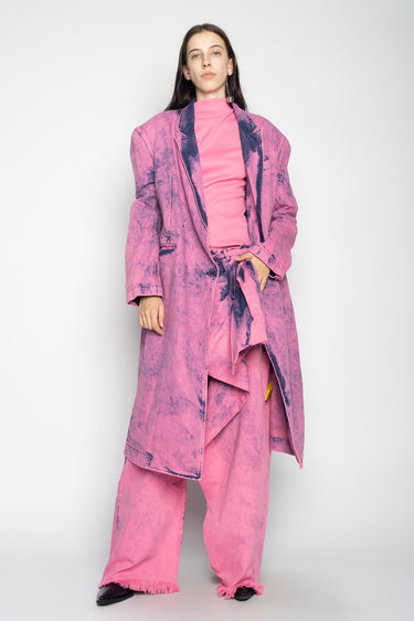 PINK LONG DENIM JACKET marques almeida