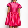 PINK SHORT SLEEVE PUFF SKIRT DRESS marques almeida