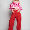 RED BOYFRIEND JEANS marques almeida