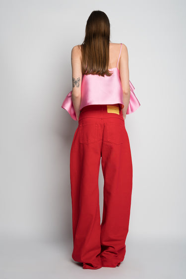 RED BOYFRIEND JEANS marques almeida