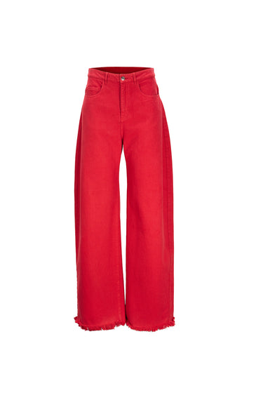 RED BOYFRIEND JEANS marques almeida~