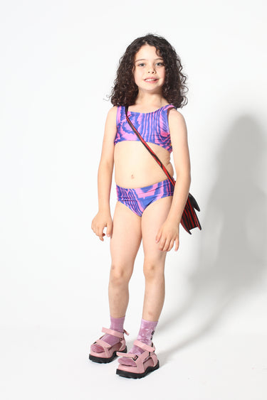 BLUE AND PINK SWIMWEAR BIKINI SET MA KIDS