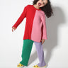 DUO COLOUR CREW NECK JUMPER ma kids