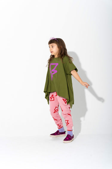 THUNDER PRINT TRACKSUIT TROUSERS makids