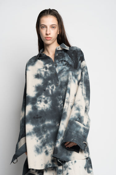 TIE DYE BLACK XXL SHIRT MARQUES ALMEIDA