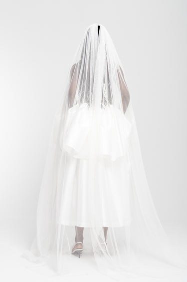 WHITE HIGH WAIST PLEATED FULL SKIRT marques almeida