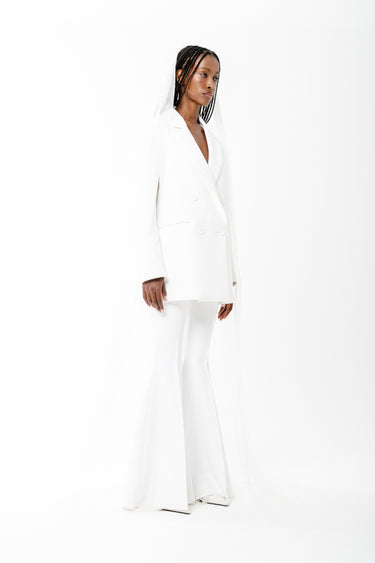 WHITE OVERSIZED BLAZER marques almeida