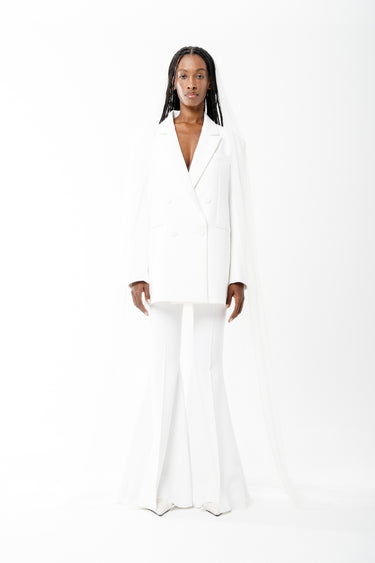 WHITE OVERSIZED BLAZER marques almeida