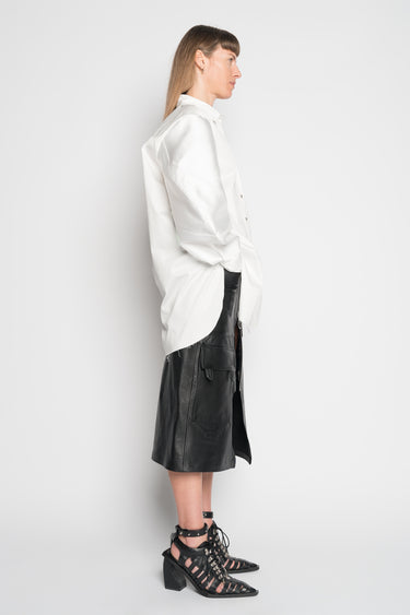 WHITE SHIRT WITH BOMBER SLEEVE marques almeida