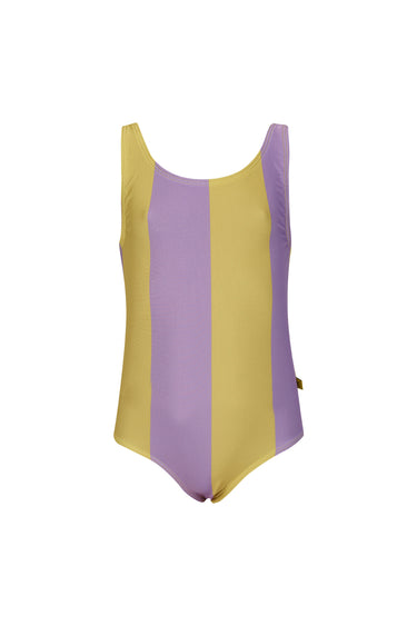 YELLOW AND LILAC SWIMSUIT makids