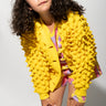 YELLOW SPIKE CARDIGAN MA KIDS