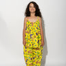 YELLOW SQUIGGLE OVERSIZED SLIP TOP ma kids