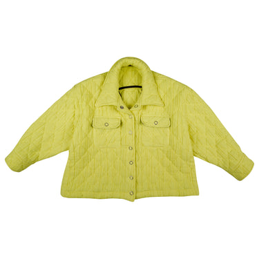 YELLOW OVERSIZED PADDED SHIRT makids