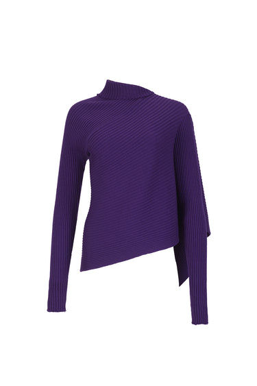 PURPLE DRAPED JUMPER marques almeida