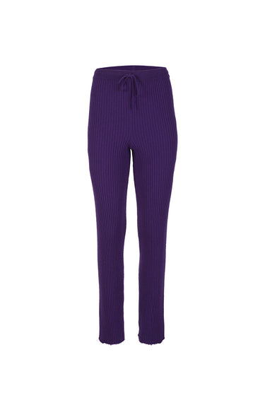 PURPLE KNITTED TROUSERS marques almeida